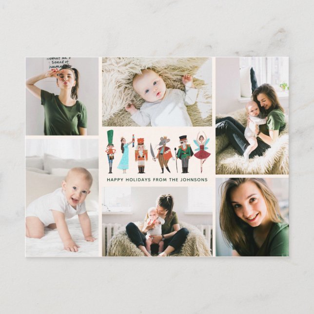 Cartão Postal De Festividades Nutcracker | Férias de Natal | postais (Frente)