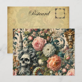 Cartão Postal De Festividades O alívio dos sonhos quebrados - Vitoriano Gótico