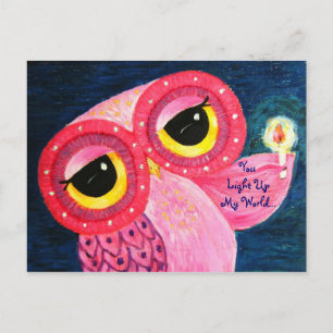 Cartão Postal De Festividades O amor está iluminando o momento mais escuro de ou