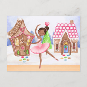 Cartão Postal De Festividades O Balé de fada de ameixa de açúcar do quebra-ca