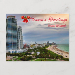 Cartão Postal De Festividades O Cartão-postal de Miami Holiday