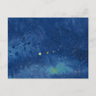 Cartão Postal De Festividades O céu estrelado