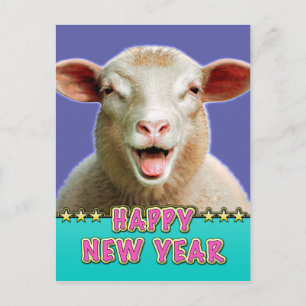 CARTÃO POSTAL DE FESTIVIDADES O FELIZ ANO NOVO