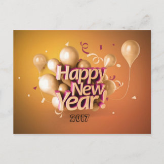 Cartão Postal De Festividades o feliz ano novo
