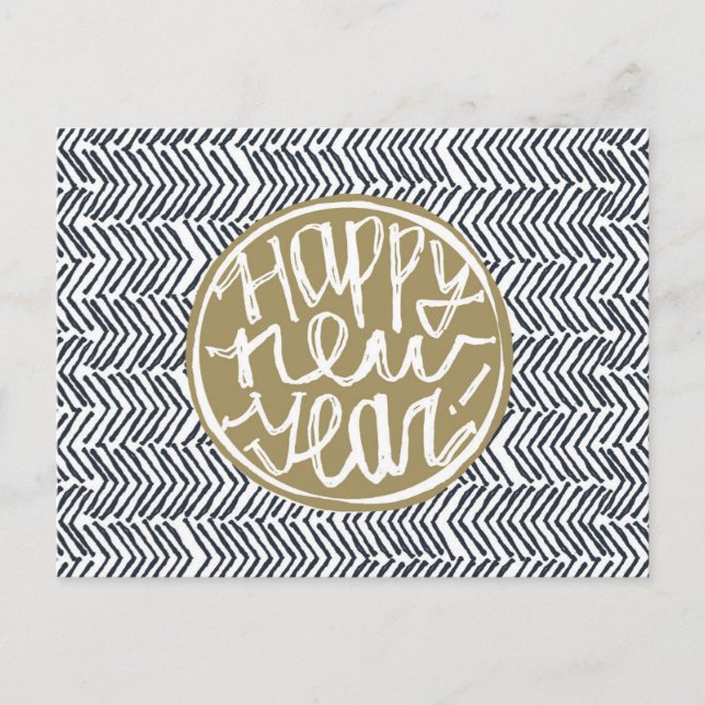 Cartão Postal De Festividades O feliz ano novo 2016 (Frente)