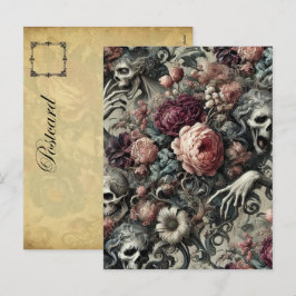 Cartão Postal De Festividades O Fim do Desmoronamento - Vitoriano Gótico