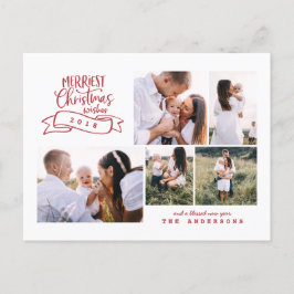 Cartão Postal De Festividades O melhor Natal para as fotos