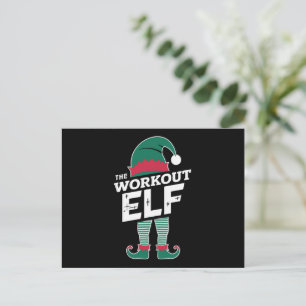 Cartão Postal De Festividades O Natal da Família Correspondente do Grupo Elf de 