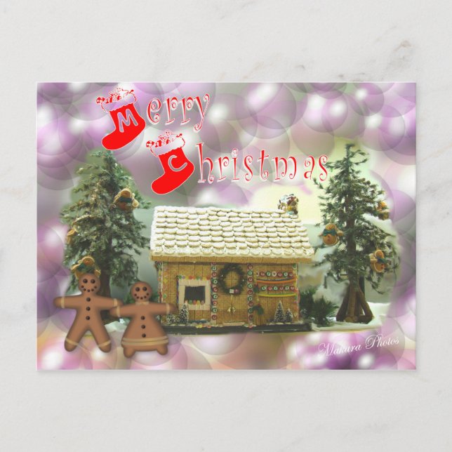 Cartão Postal De Festividades O pão-de-espécie MC Cartão-personaliza (Frente)
