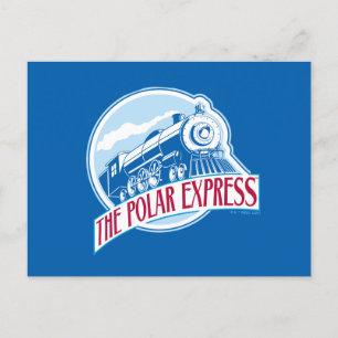Cartão Postal De Festividades O Polar Express   Insígnia de Trem