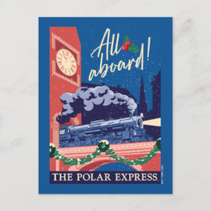 Cartão Postal De Festividades O Polar Express - Todos a Bordo!