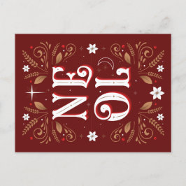 Cartão Postal De Festividades O Primeiro Cartão de Natal de Noel