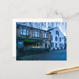Cartão Postal De Festividades O Pub Golden Lion, Todmorden