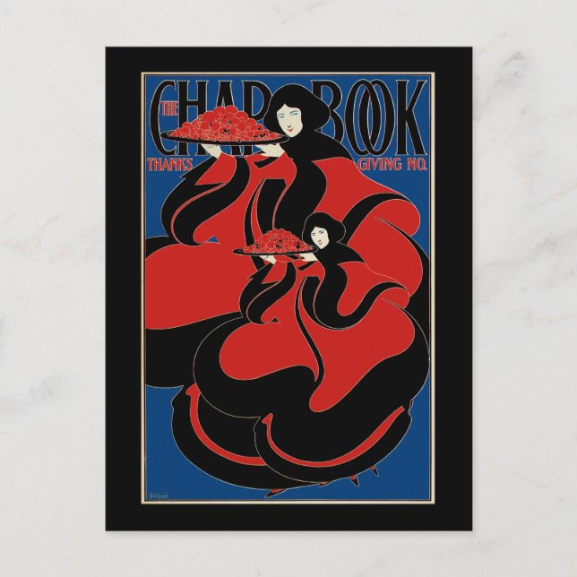 Cartão Postal De Festividades O Rachadura-Book, número da acção de graças (Frente)