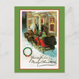Cartão Postal De Festividades O seu para um feliz Natal