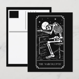 Cartão Postal De Festividades O Tarot Card Narcoléptico Conscientização da Narco