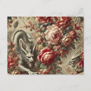 Cartão Postal De Festividades O Thicket de Scarlet - Vitoriano Gótico