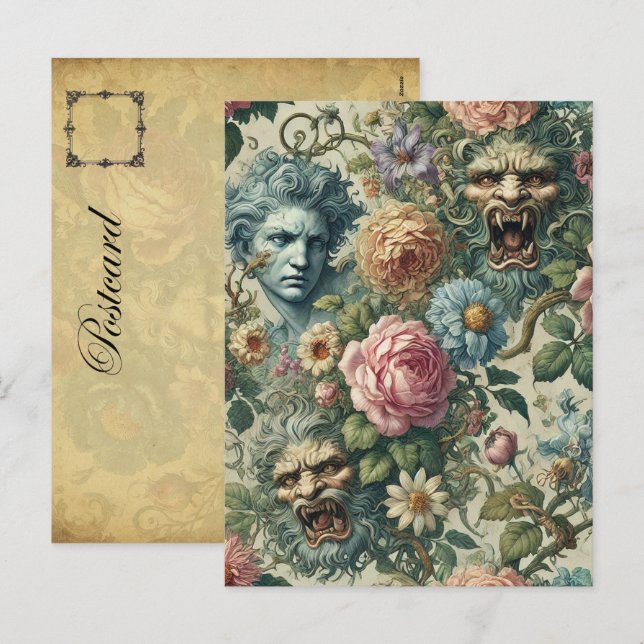 Cartão Postal De Festividades O uso ceruliano - Vitoriano gótico (Frente/Verso)