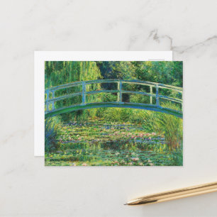 Cartão Postal De Festividades O "Water-Lily Pond" de Claude Monet