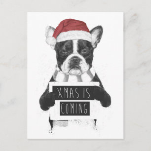 Cartão Postal De Festividades O Xmas está vindo