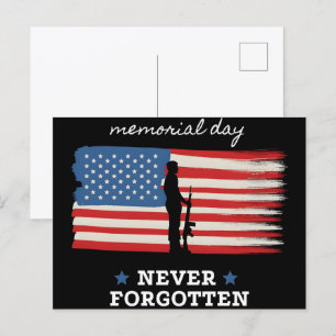 Cartão Postal De Festividades Obrigado pelo seu serviço: Veteranos Dia 2025