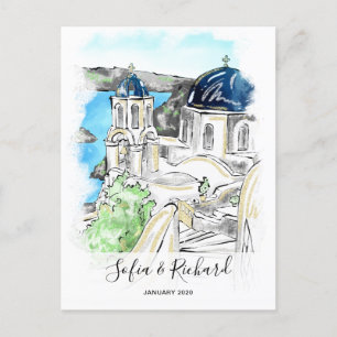 Cartão Postal De Festividades oferta de casal de aniversário de proposta de Noiv