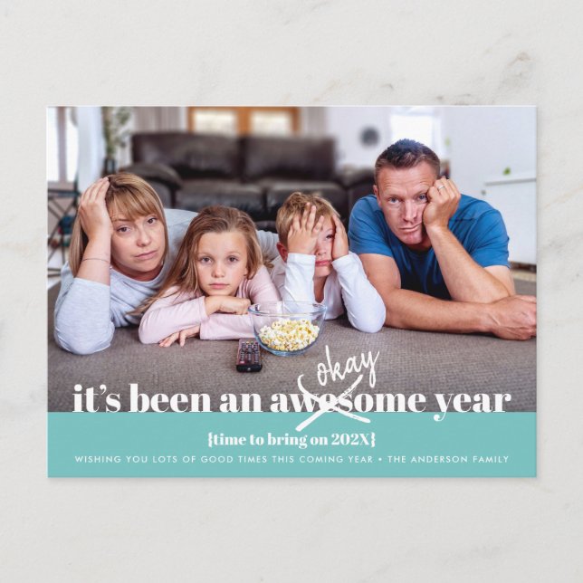 Cartão Postal De Festividades Ok, Turquesa de Fotografia Moderna Funerária de An (Frente)