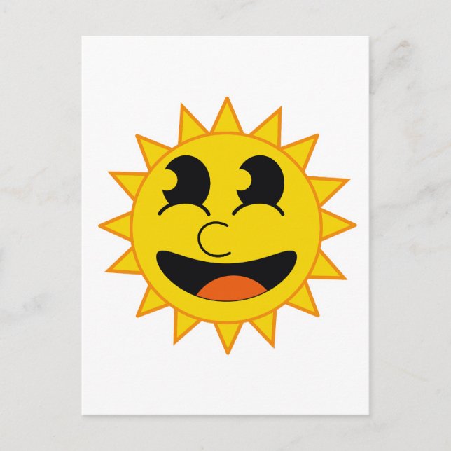 Cartão Postal De Festividades Olá Sol (Frente)