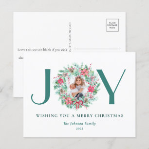 Cartão Postal De Festividades Ordenante do Orçamento JY & Photo