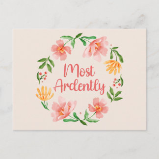 Cartão Postal De Festividades Orgulho E Preconceito Sr. Darcy - Mais Ardentement