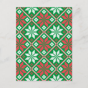 Cartão Postal De Festividades Ornamento Feliz de Natal