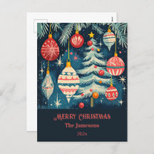 Ornamentos De Árvores De Natal Retro Diversos