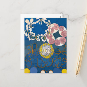 Cartão Postal De Festividades Os Dez Maiores, No.1, Pontos, Após Hilma af Klint