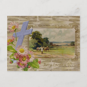 Cartão Postal De Festividades Os melhores desejos da páscoa