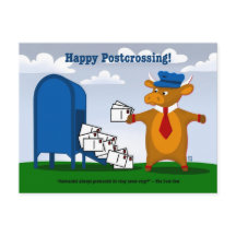 Os Postais da Vaca dos Correios Postcrossing
