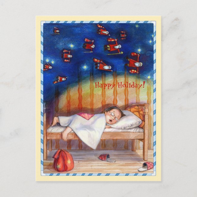 Cartão Postal De Festividades Os sonhos vêm true_pc (Frente)