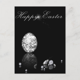 Cartão Postal De Festividades Ovo de Páscoa brilhante - Cartão-postal