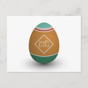 Cartão Postal De Festividades ovo felz pascoa