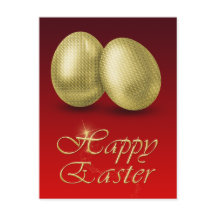 Ovos de Páscoa de ouros - Cartão-postal