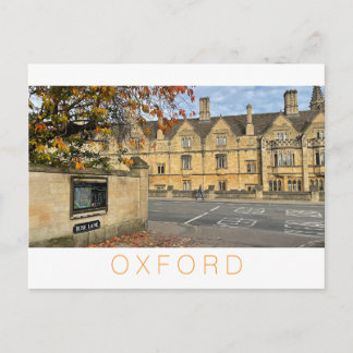 Cartão Postal De Festividades Oxford