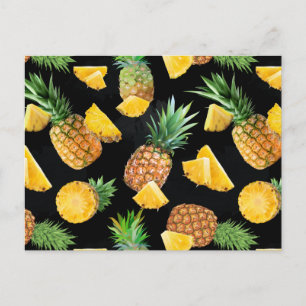 Cartão Postal De Festividades Padrão de Abacaxi 8