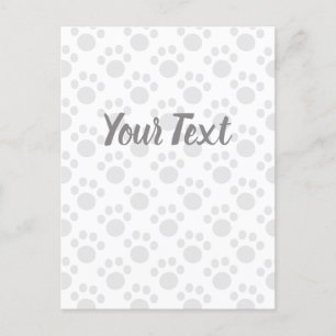 Cartão Postal De Festividades Padrão de papoilas