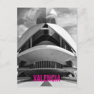 Cartão Postal De Festividades Palau de les Arts Reina Sofia, Valência
