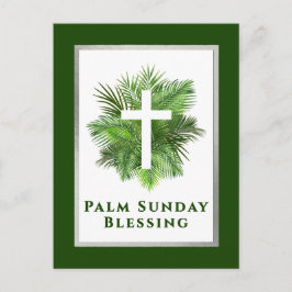 Cartão Postal De Festividades Palm Sunday Blessing Holy Week