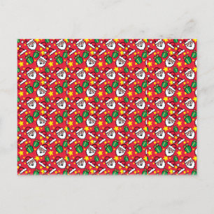 Cartão Postal De Festividades Papai Noel