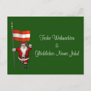 Cartão Postal De Festividades Papai Noel, Alferes De Österreich