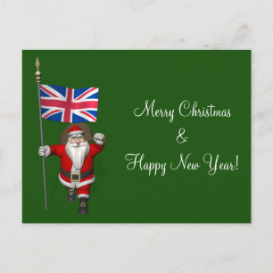 Cartão Postal De Festividades Papai Noel, Alferes Do Reino Unido