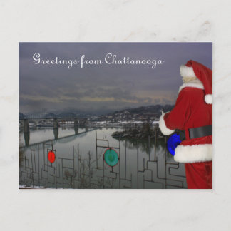 Cartão Postal De Festividades Papai noel em Chattanooga