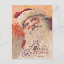 Cartão Postal De Festividades Papai Noel Feliz Natal