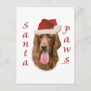 Cartão Postal De Festividades Papais noeis de Setores Irlandeses